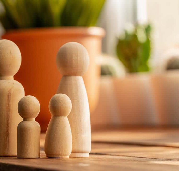 Wooden Figures of Family Members — Dispute Resolution in Port Macquarie, NSW